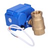 Motorized Ball Valve DN15 Brass Mini Electric Hydraulic Pipe Fittings