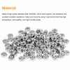 Powlankou 100 Pieces 1/4"-20 Stainless Hex Nut, Stainless Steel (304)