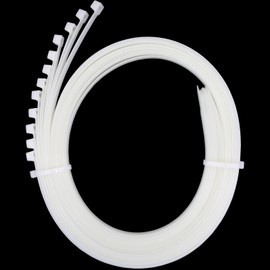 Long White Zip Ties 36 inch Heavy Duty, Premium Large Zip Ties 36 inch Cable Ties with 175 lbs Thick Zipties for HVAC Outdoor use, 12 PCS