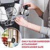 Meat Grinder & Stainless Steel Slicer Shredder Attachment for KitchenAid