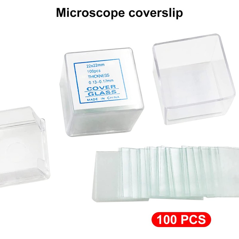 WANGCL 400 PCS Microscope Cover slips For Biological Education Student