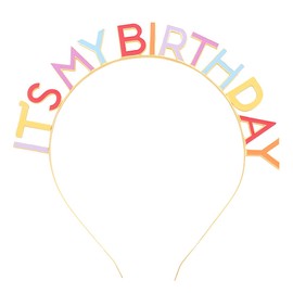 HSIXHAF 1 pcs Geburtstagskrone für Frauen Mädchen Königin Prinzessin Geburtstag Tiara Geburtstagsstirnband für Mädchen Happy Cute Sweet Headband Haarschmuck Geburtstagsfeier Dekorationen