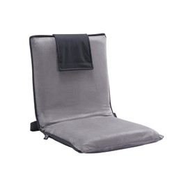 VEVOR Floor Chair, 6-Position Adjustable Meditation Chair with Back Support, Folding Sofa Chair for Reading TV Watching and Gaming, Portable Floor Seat Lounge Sofa Chair for Kids Teens Adults, Gray