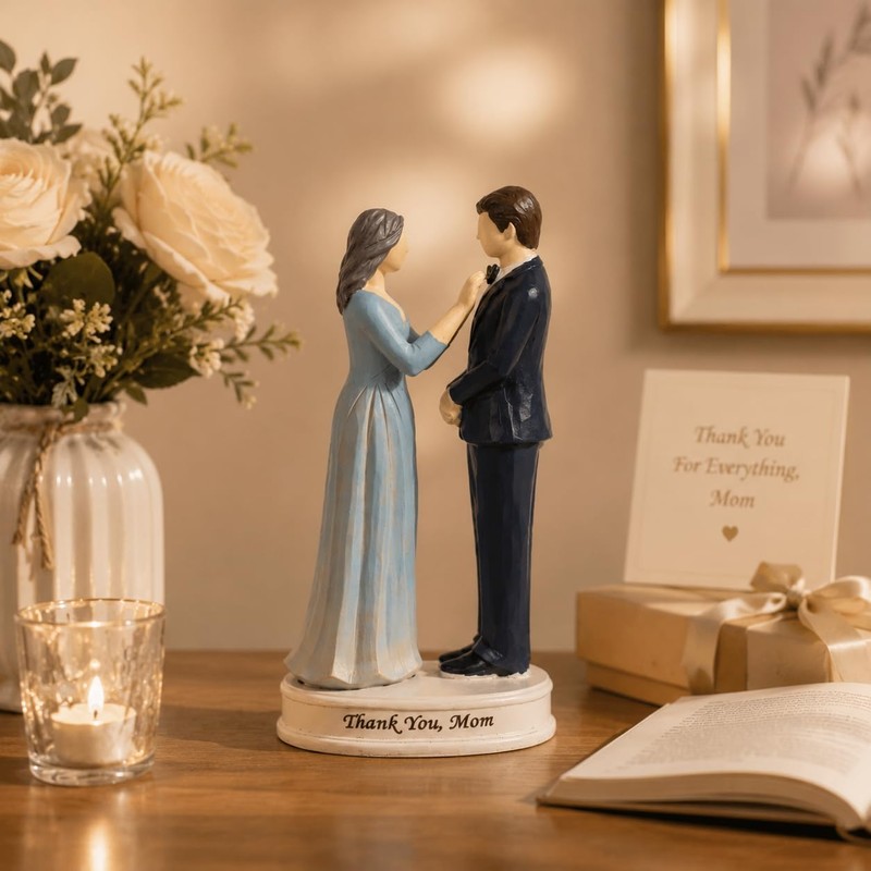 Mother of the Groom Gifts, Groom and Mother Keepsake Figurine