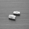 SG Store 10pcs Wire Rope Clips Galvanised Steel Egg Shape