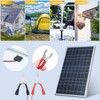 Lixada - Juego de paneles solares portátiles de 30 W,
