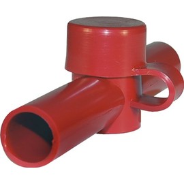 Blue Sea Systems Dual Entry CableCap, Red