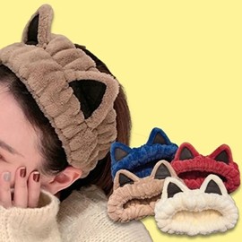Face Wash Face Wash Hair Band Shower Cute Face Wash Headband - WFI282F White / 세안 세수 헤어 밴드 샤워 귀여운 세면 머리띠-WFI282F 화이트