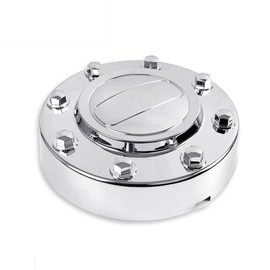 ALLGOOD Front Alloy Wheel Center Caps, Compatible with Dodge Ram 3500 2011-2016 1-TON Dually, Front Chrome Hub Caps, 1PCS