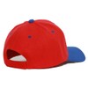 TOP HEADWEAR Curve Bill Adjustable Baseball Cap, Red/Blue