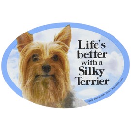 Prismatix Decal Cat and Dog Magnets, Silky Terrier