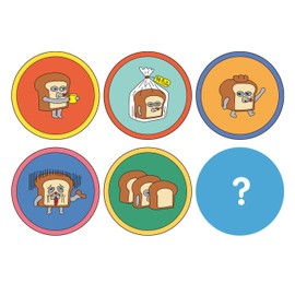 Toshin Pack P1-CT001 Bread Lobby Coaster Collection (Bread Lobby Vol. 1)