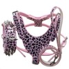 Haoyueer Leather Sharp Spiked Studded Dog Collars, Harnesses & Leashes