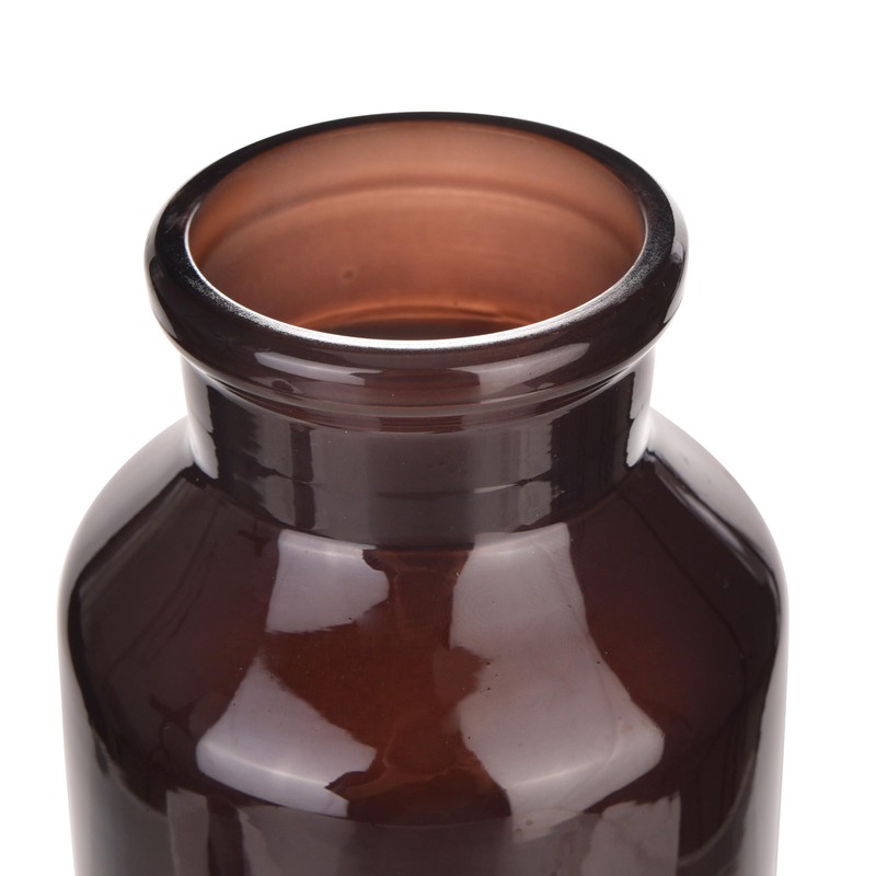 Kestun Glass Bottle,Lab Wide Mouth Reagent Bottle,Amber Glass Reagent Bottle,500ml