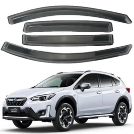 MUCO Rain Guards Visor Side Window Deflector 4Pcs for Subaru XV Crosstrek 2018-2023,Impreza 2017-2023-Rain Guards for Car Windows Visors,Car Accessories
