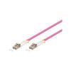 Goobay 95935 Optical Fibre Cable, Multimode (OM4), Violett, 2 m