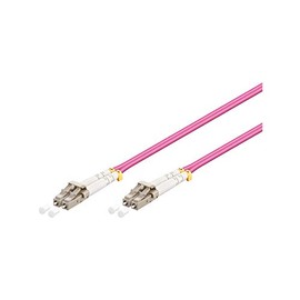 Goobay 95935 Optical Fibre Cable, Multimode (OM4), Violett, 2 m Length