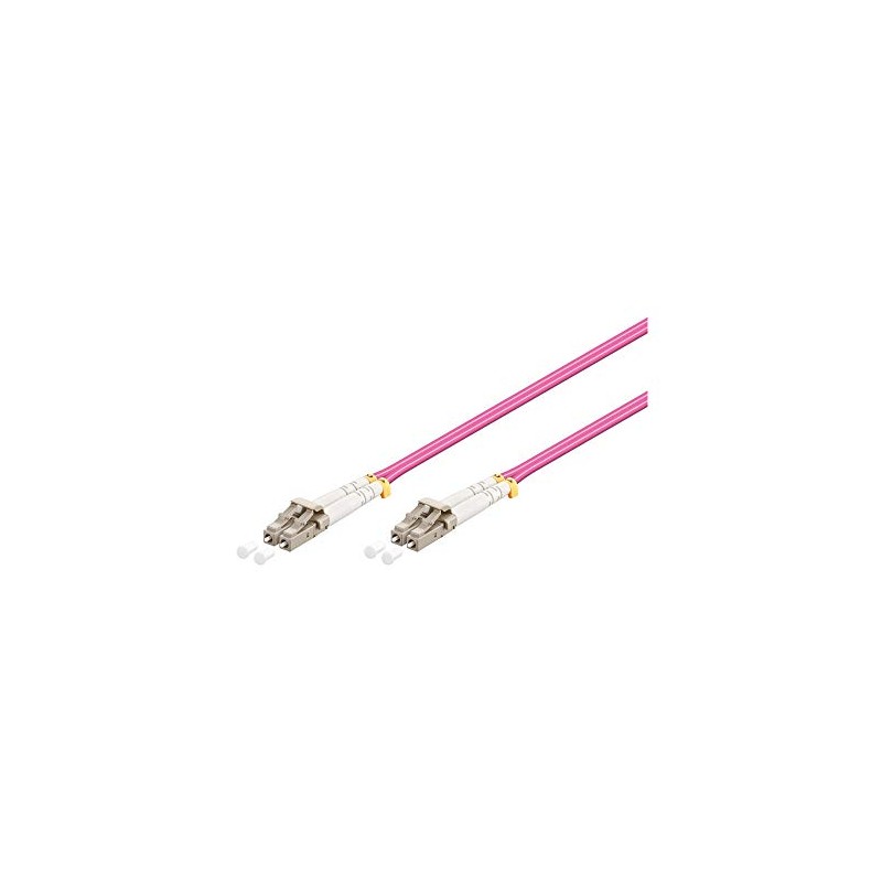 Goobay 95935 Optical Fibre Cable, Multimode (OM4), Violett, 2 m
