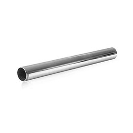 Wardrobe Rail Round Chrome Hanging Rail 1400MM Free END Supports & Screw