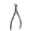 Sally Hansen Nip'em Neat Cuticle Nipper with Pusher, Half Jaw
