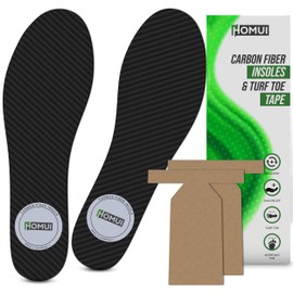 Carbon Fiber Insole - Toe Tape - Carbon Fiber Insoles for Men & Women - Hallux Rigidus/Limitus, Turf Toe Brace, Foot Fracture, Mortons Extension Carbon Fiber Insole, Post op shoe alternative (M10/W11)