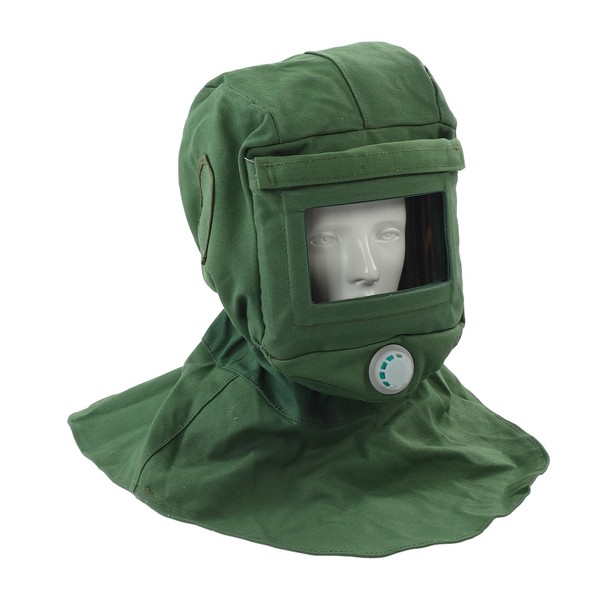 Sand Blasting Hood , Canvas Shawl Sandblasting Mask Anti Dust