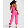 Victoria's Secret Women's Pink Logo Campus Sweatpants, Womens Sweatpants, Pink