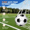 12x6 FT Soccer Goal for Backyard with Stable Outward Angled