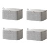 4pcs Cajas De Almacenamiento De Ropa Plegables