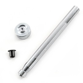 Eyelet Hand Setter (#8 Size) - (Fits 1/4 Inch Diameter Eyelets) - (Includes Base & Ram) - for KYDEX Holster Making & Hobby