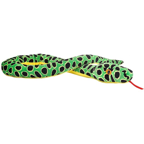Wild Republic Big Head Anaconda 70" Snake Childrens Plush Cuddly Soft Toy Animal, Multi (13052)