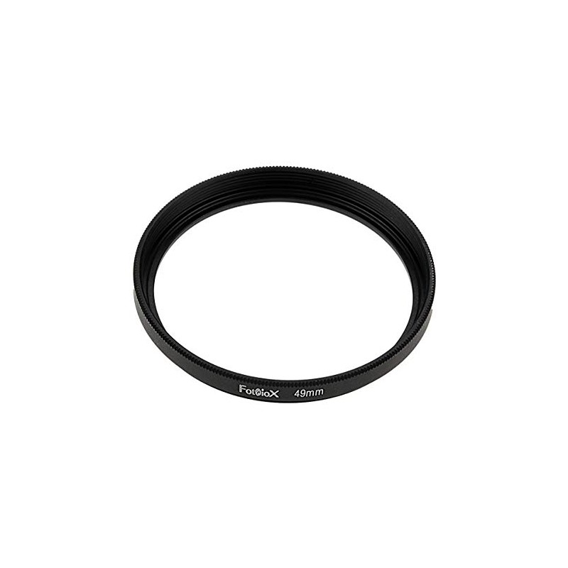 Fotodiox Metal Spacing Ring, Anodized Black 49-49mm
