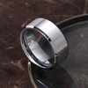 King Will 8mm Promise Wedding Band Carbide Tungsten Ring For