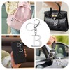 ORUZA Letter Keyring Alphabet Initial Keychain, Metal Letter Key Ring