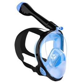 Powerole Full face Ventilation Tube mask for Adults,Using The Latest Dry top System,180 Degree Panoramic Diving Equipment,Equipped with a Camera,Breathing Safety,Leak Proof and Fog Proof…