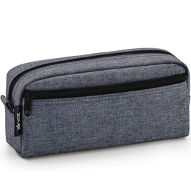 meskbinf Pencil Case, Stationery Storage Pouch for School and Office (Grey)