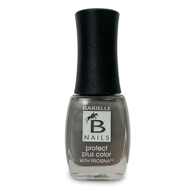 BARIELLE Nail Polish - Feathered Slippers, A Creamy Pure Grey Nail Color