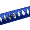 EZAUTO WRAP 10cm Blue White Shift Knob Samurai Sword Alloy
