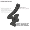 Cobata 4 inch Cast Iron Mailbox Numbers - Screw In