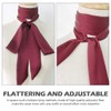 Amusingtao Dress Satin Sash Belt Elegance Skinny Scarf Ladies Belts