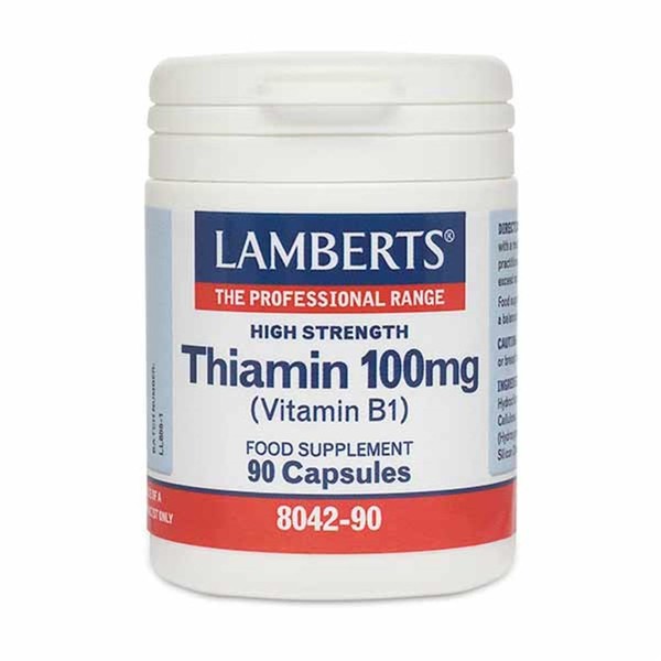 Lamberts Vitamin B1 Thiamin 100mg 90 Capsules