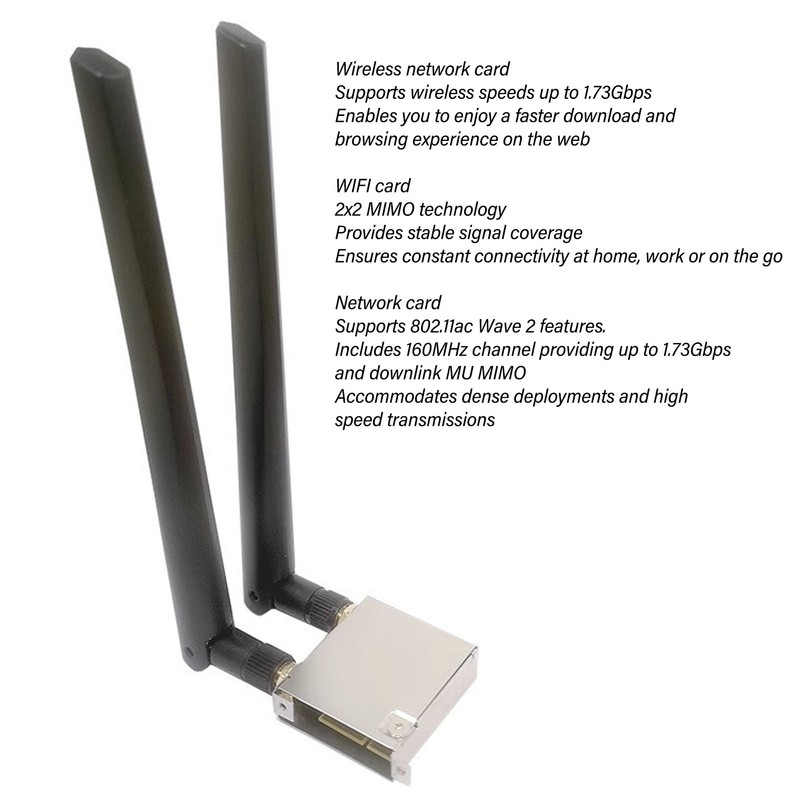 9560NGW WIFI 6 Desktop Wireless Network Card Up to 1.73Gbps