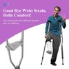 Crutch Pads - Ergonomic Crutch Grips - Reduces Pressure On
