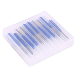 10pcs/set 20 Degree 0.1mm Tip Carbide Bits CNC Milling Tool Milling Tool Copper Aluminum ABS Acrylic PVC Plastic Wood (3.175mm Color: