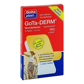 GOTHA DERM Hydrocollation Pipe 10 cm x 5 cm Pack of 10