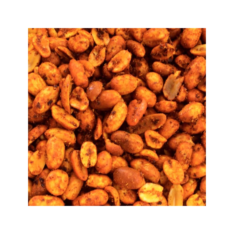 SweetGlob Chili Lemon Roasted Peanuts Hot Spicy Snacks (Red Chili