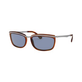 Persol Classic, Modern Butterfly Sunglasses, Light Havana, 60.0
