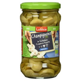 Lutece Organic Mushrooms in Slices, 280 g, Drained Weight 170 g