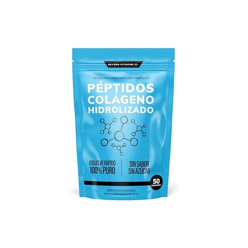 Péptidos Colágeno Hidrolizado Tipo I III Beyond Vitamins