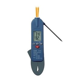 CEM Instruments CEM Instruments 3 in 1 Clamp, Probe & Infrared Thermometer for Legionella Water Testing, Plumbers, Air Conditioning & HVAC Service Engineers